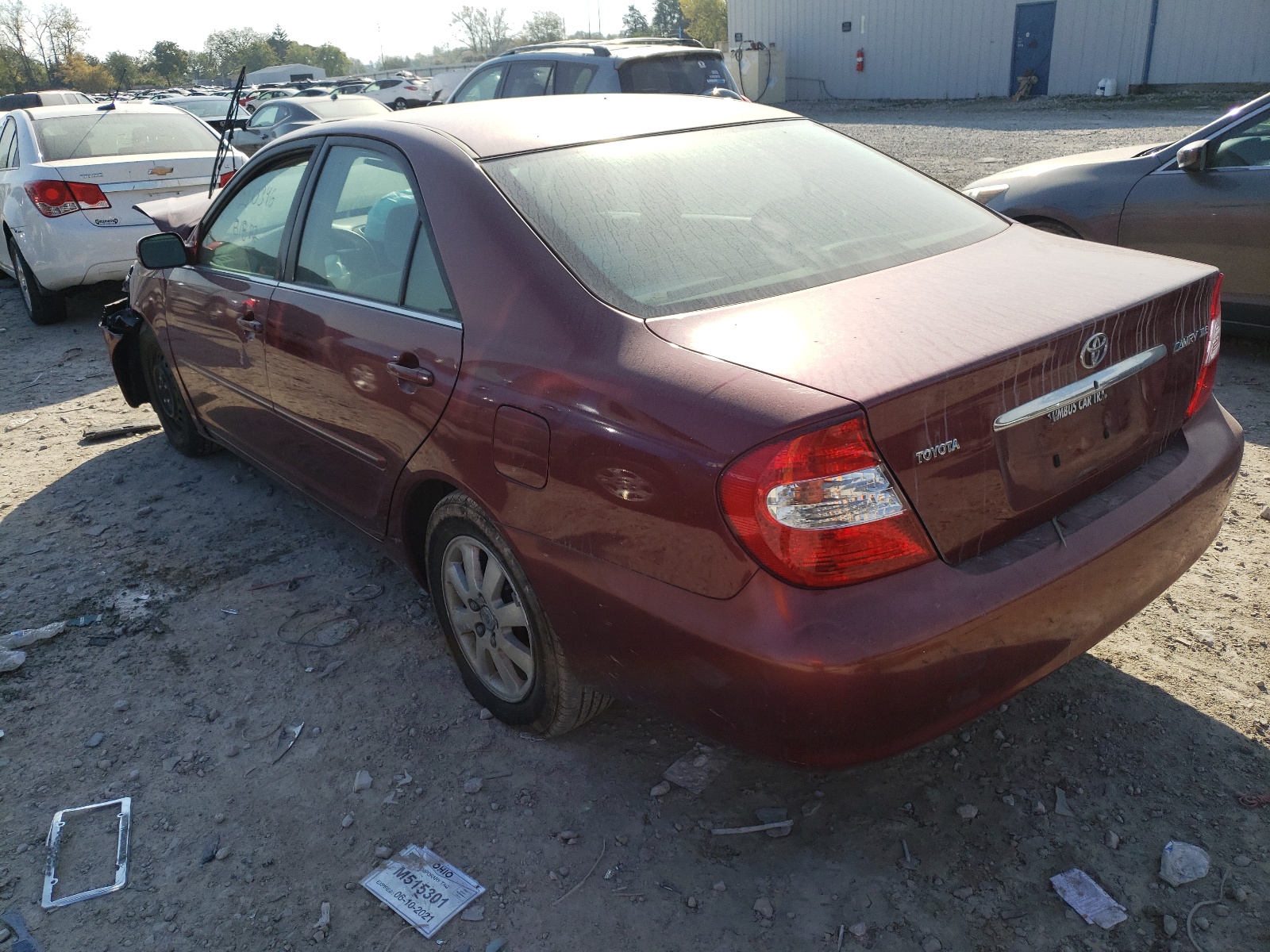 Photo 3 from auction – 2002 TOYOTA CAMRY LE with VIN 4T1BE32K72U107354