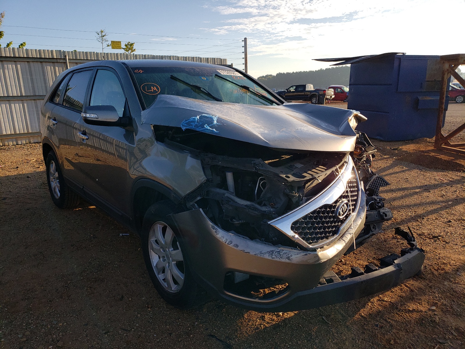 KIA SORENTO BA 2012 with VIN 5XYKT3A18CG202219 - Photo from auction