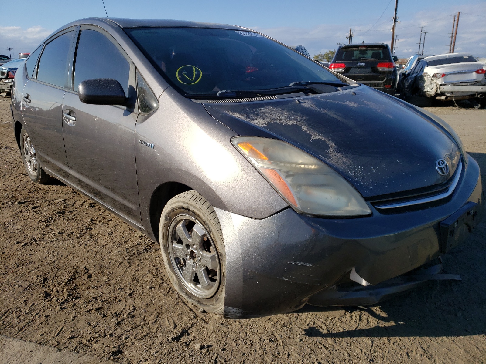 TOYOTA PRIUS 2007 with VIN JTDKB20U973265168 - Photo from auction