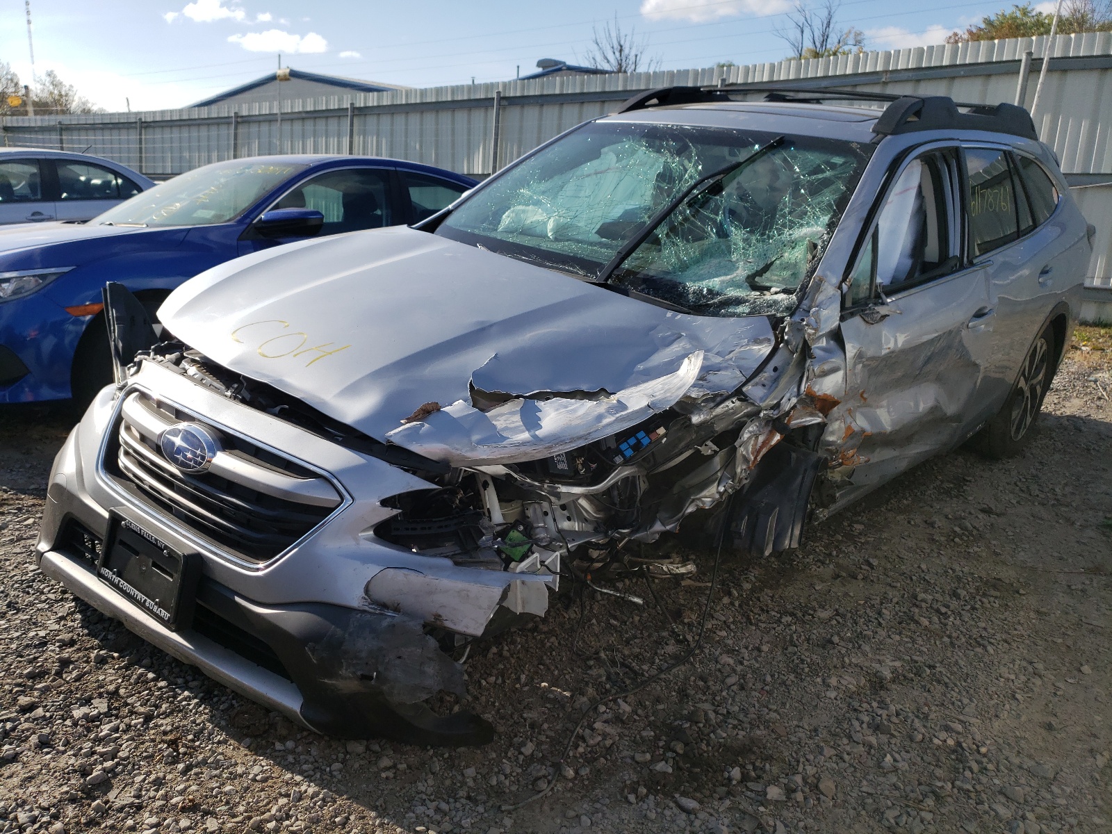 Photo 2 from auction – 2021 SUBARU OUTBACK LI with VIN 4S4BTANC3M3191437