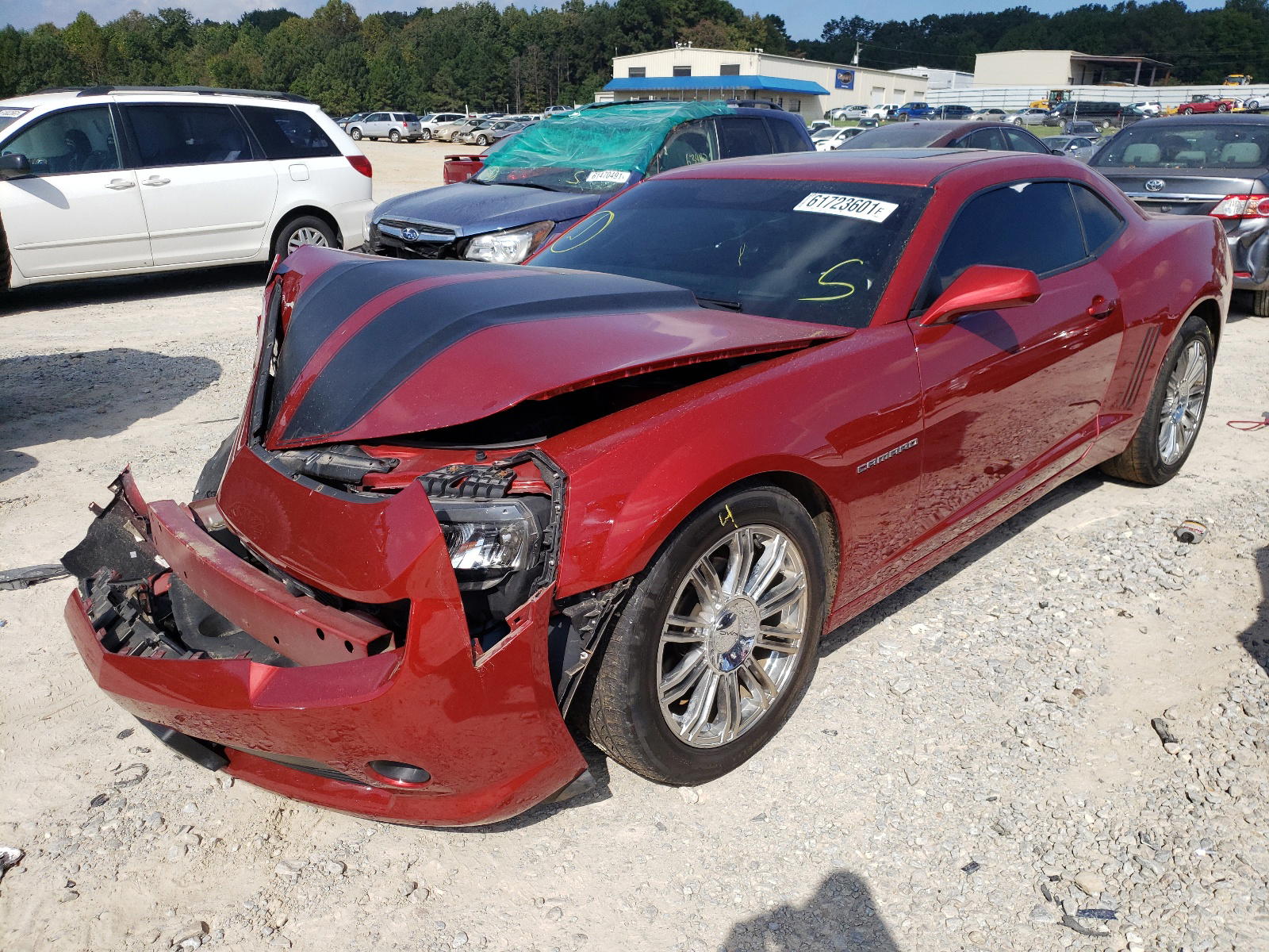 Photo 2 from auction – 2015 CHEVROLET CAMARO LT with VIN 2G1FF1E30F9173459