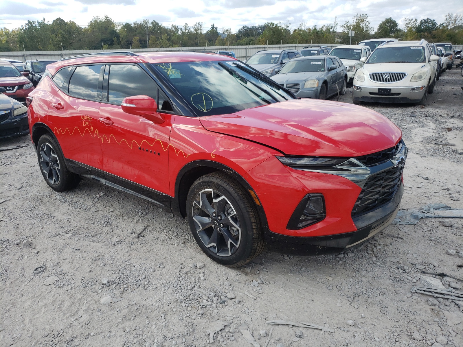 Photo 1 from auction – 2021 CHEVROLET BLAZER RS with VIN 3GNKBKRS3MS544906