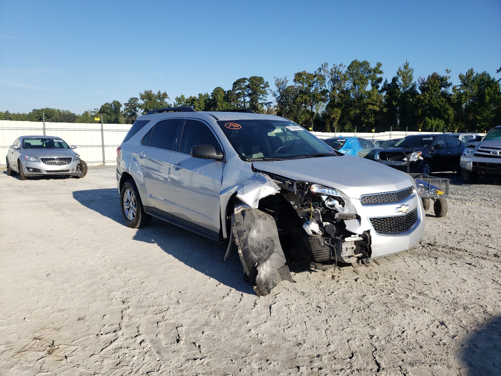 Photo 1 from auction – 2015 CHEVROLET EQUINOX LT with VIN 2GNALCEK6F6387426