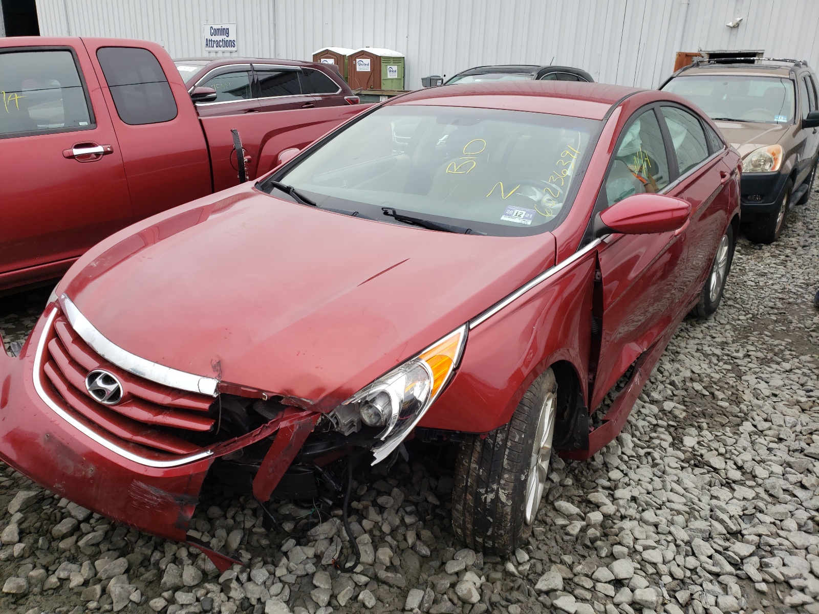 Photo 2 from auction – 2013 HYUNDAI SONATA GLS with VIN 5NPEB4AC6DH656695
