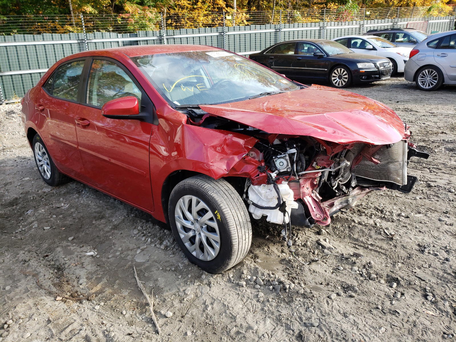 TOYOTA COROLLA L 2017 with VIN 2T1BURHE5HC845221 - Photo from auction