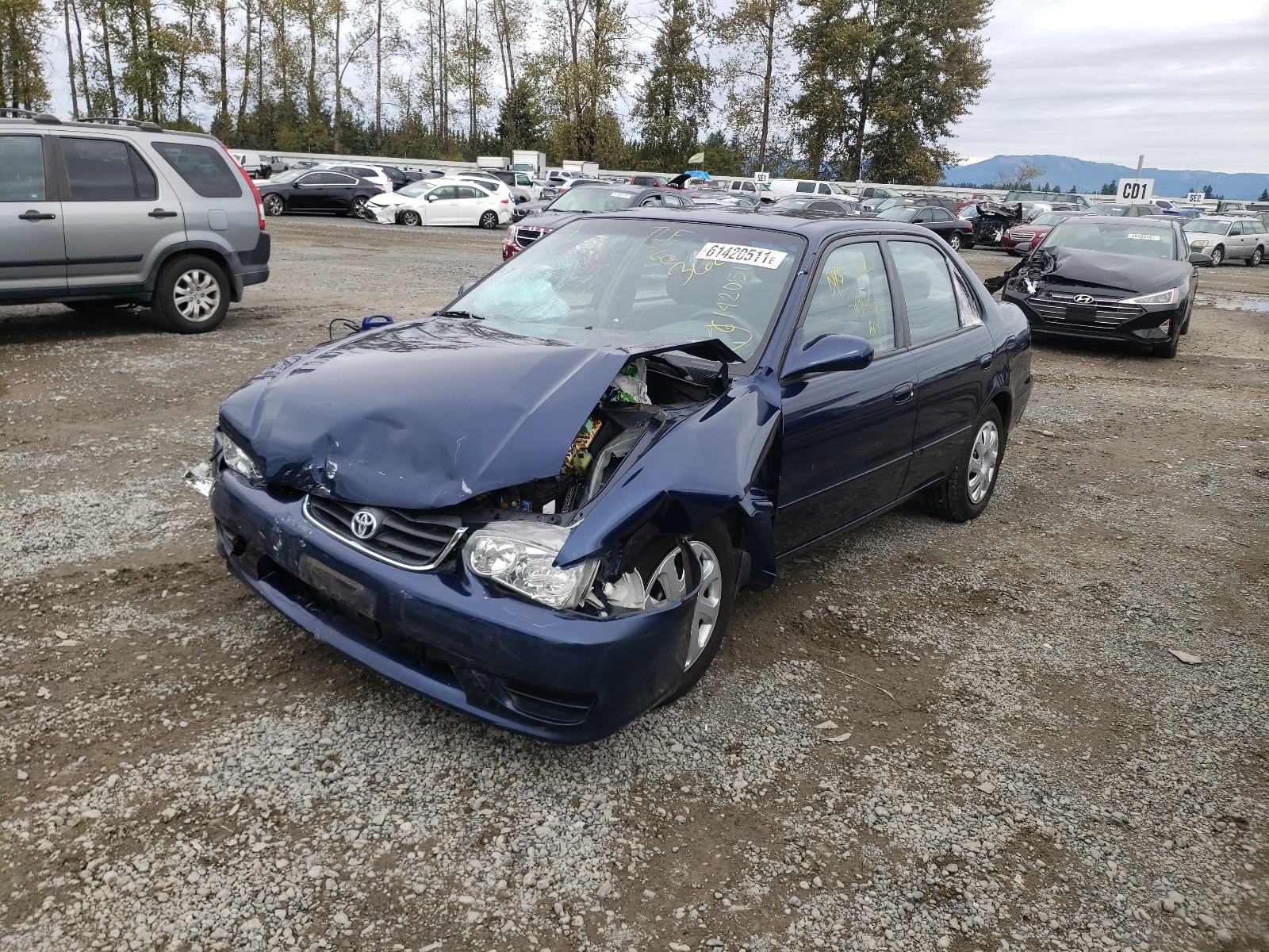 Photo 2 from auction – 2002 TOYOTA COROLLA CE with VIN 1NXBR12EX2Z643556