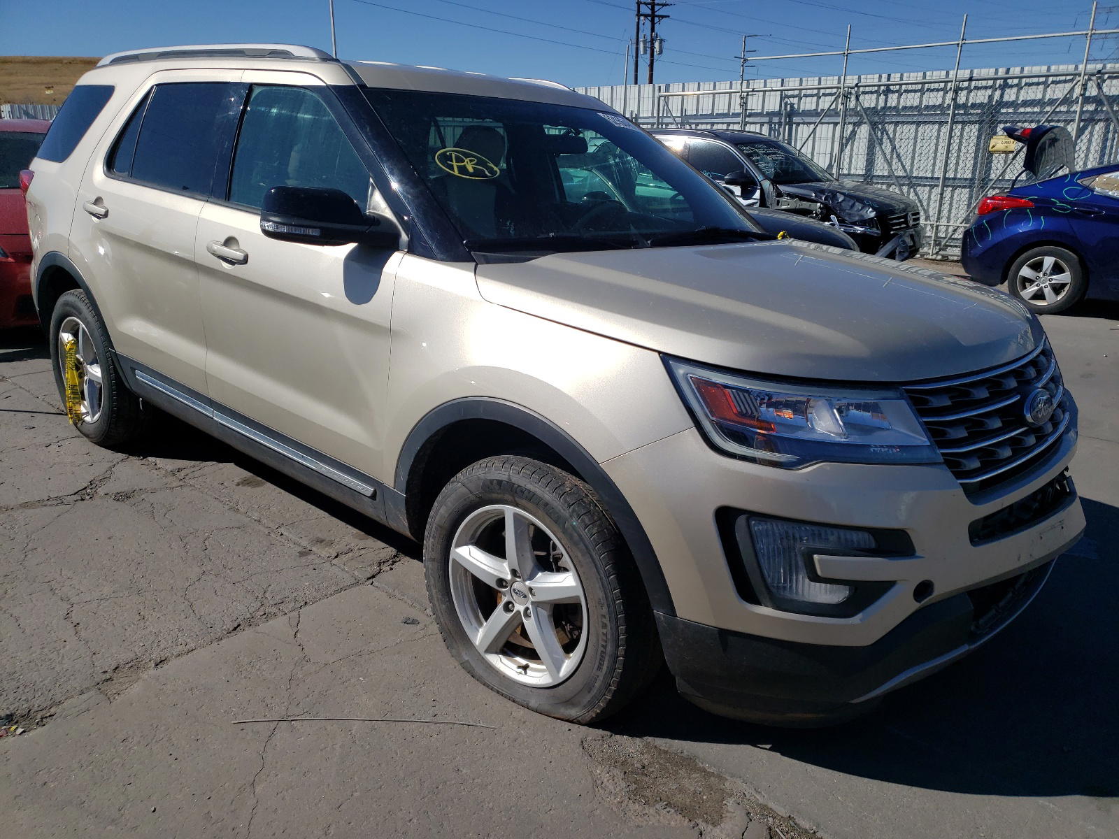 FORD EXPLORER X 2017 with VIN 1FM5K8DH7HGC65558 - Photo from auction