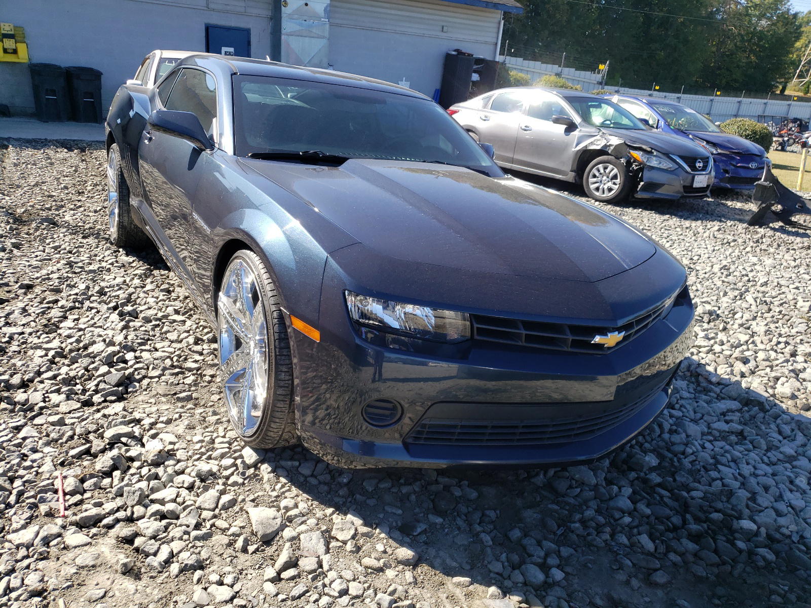 CHEVROLET CAMARO LS 2014 with VIN 2G1FA1E30E9163138 - Photo from auction