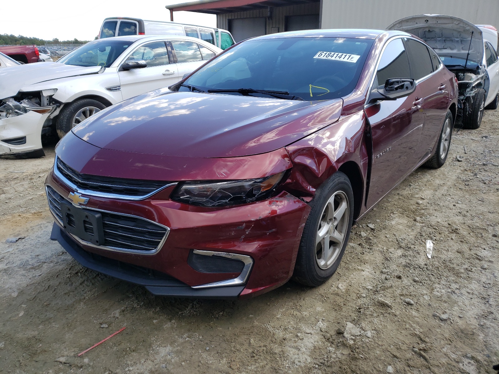 Photo 2 from auction – 2016 CHEVROLET MALIBU LS with VIN 1G1ZB5ST3GF277344