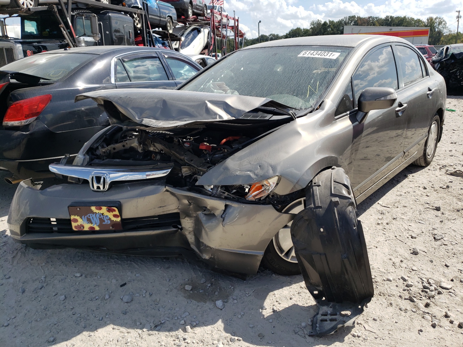 Photo 2 from auction – 2008 HONDA CIVIC HYBR with VIN JHMFA36248S030103