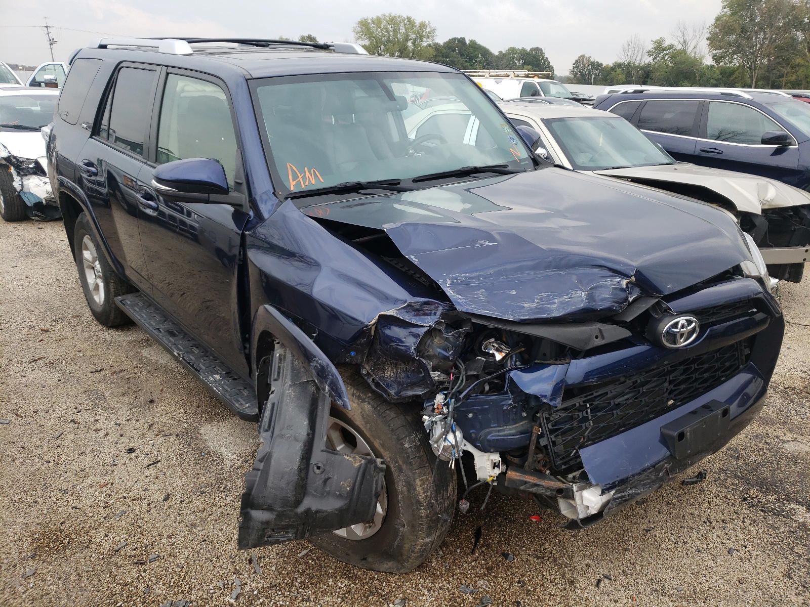 TOYOTA 4RUNNER SR 2014 with VIN JTEBU5JR6E5194174 - Photo from auction