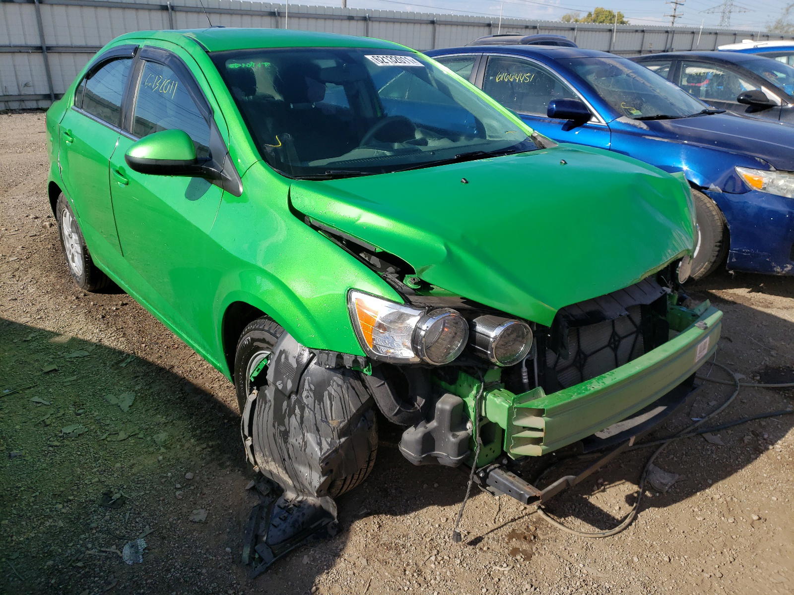 CHEVROLET SONIC LT 2015 with VIN 1G1JC5SH4F4136718 - Photo from auction