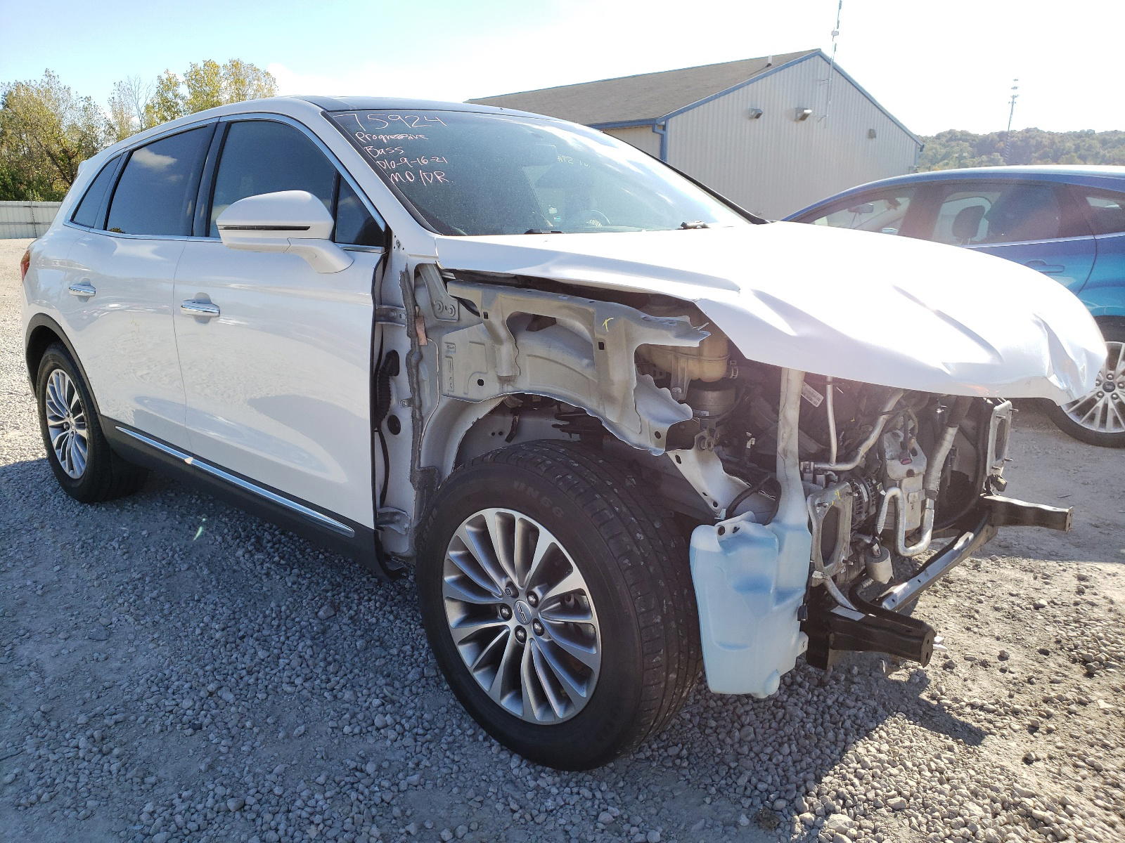 LINCOLN MKX SELECT 2016 with VIN 2LMTJ6KR9GBL80375 - Photo from auction