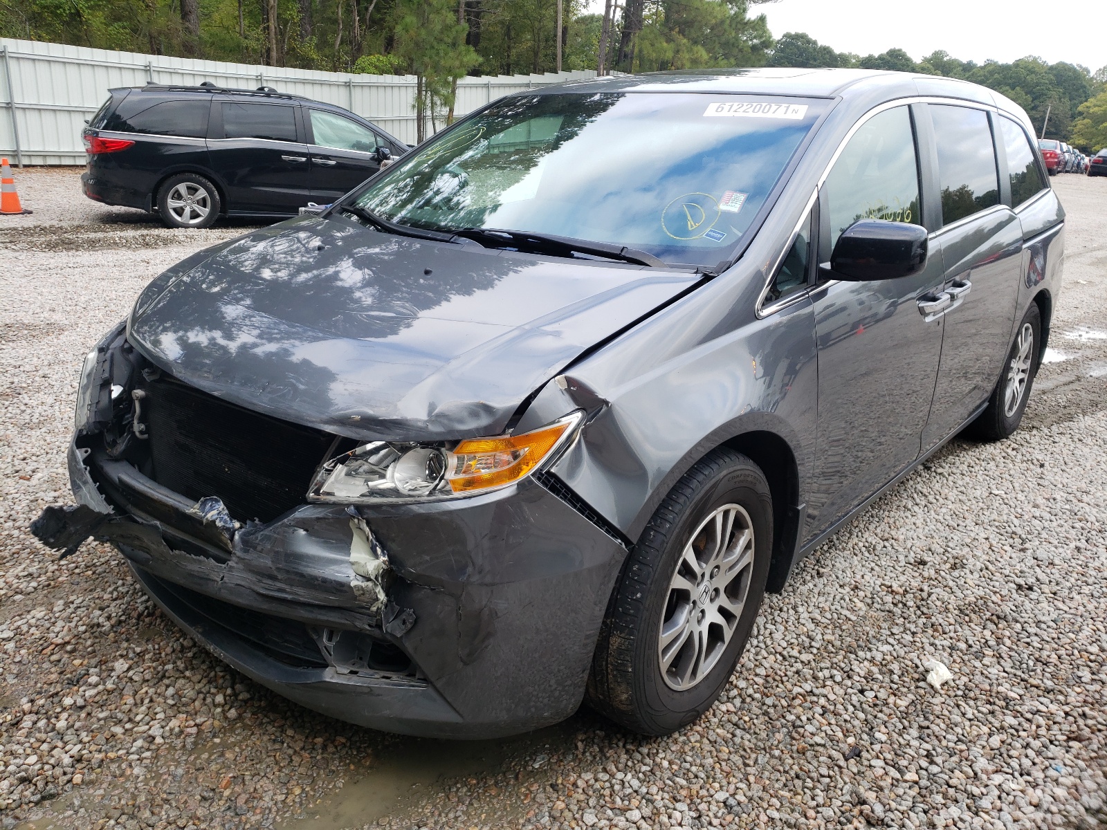 Photo 2 from auction – 2012 HONDA ODYSSEY EX with VIN 5FNRL5H67CB029215