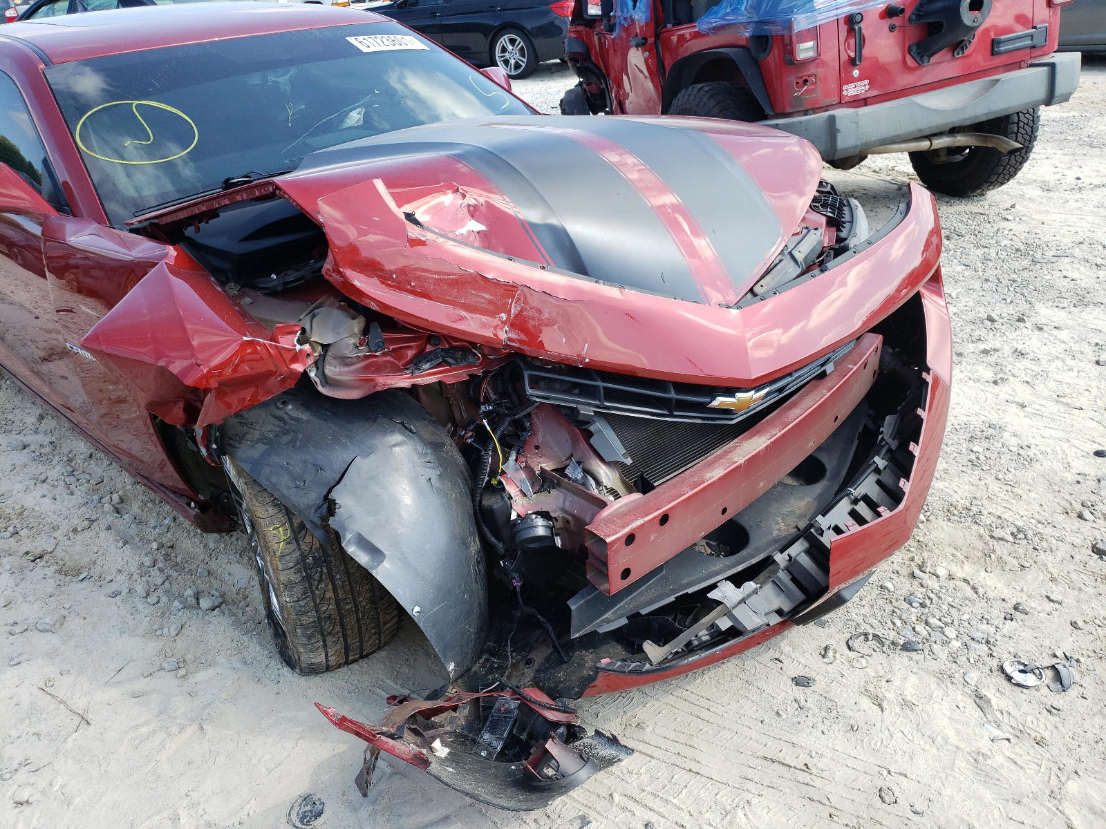 Photo 9 from auction – 2015 CHEVROLET CAMARO LT with VIN 2G1FF1E30F9173459