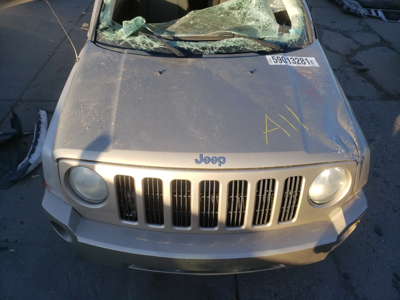 Photo 7 from auction – 2009 JEEP PATRIOT SP with VIN 1J4FF28B99D193761