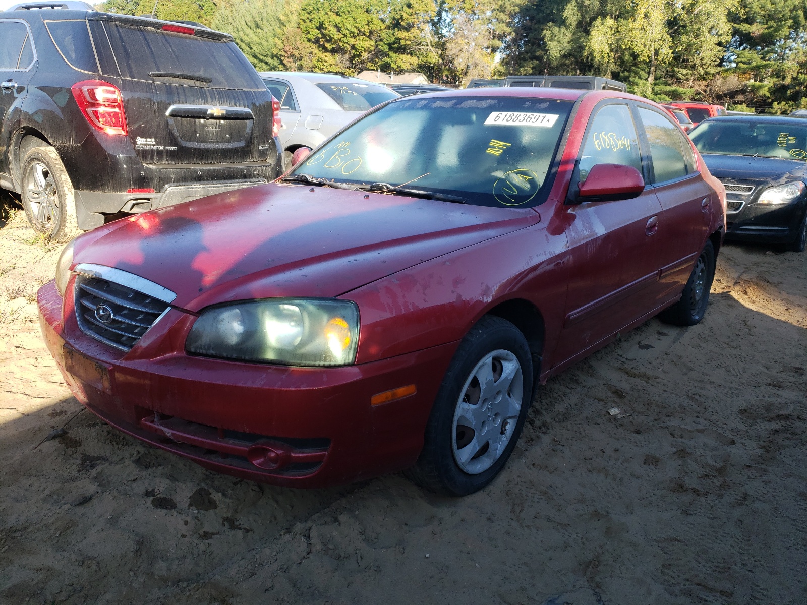 Photo 2 from auction – 2007 HYUNDAI ELANTRA with VIN KMHDN46D74U735654