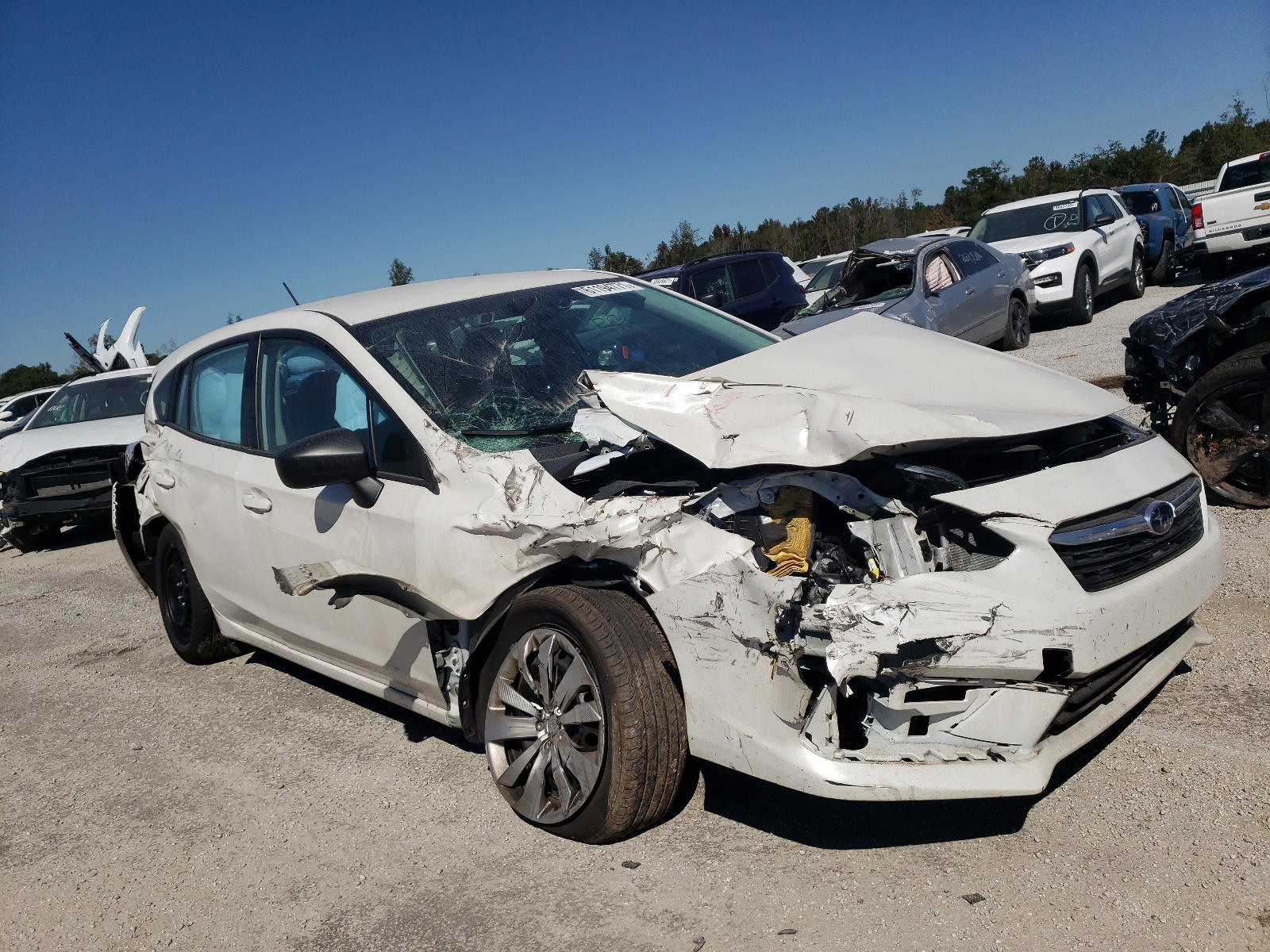 SUBARU IMPREZA 2021 with VIN 4S3GTAB66M3705063 - Photo from auction
