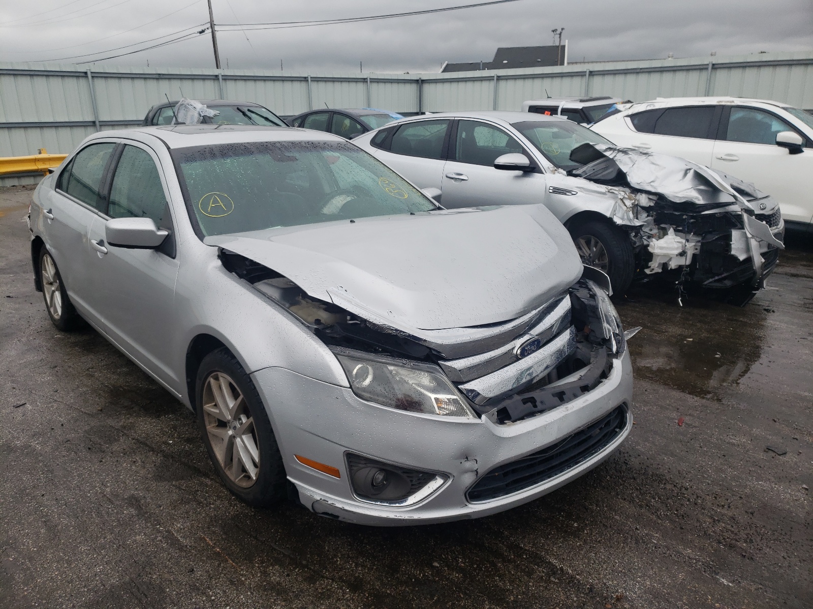 FORD FUSION SEL 2012 with VIN 3FAHP0JA0CR156121 - Photo from auction