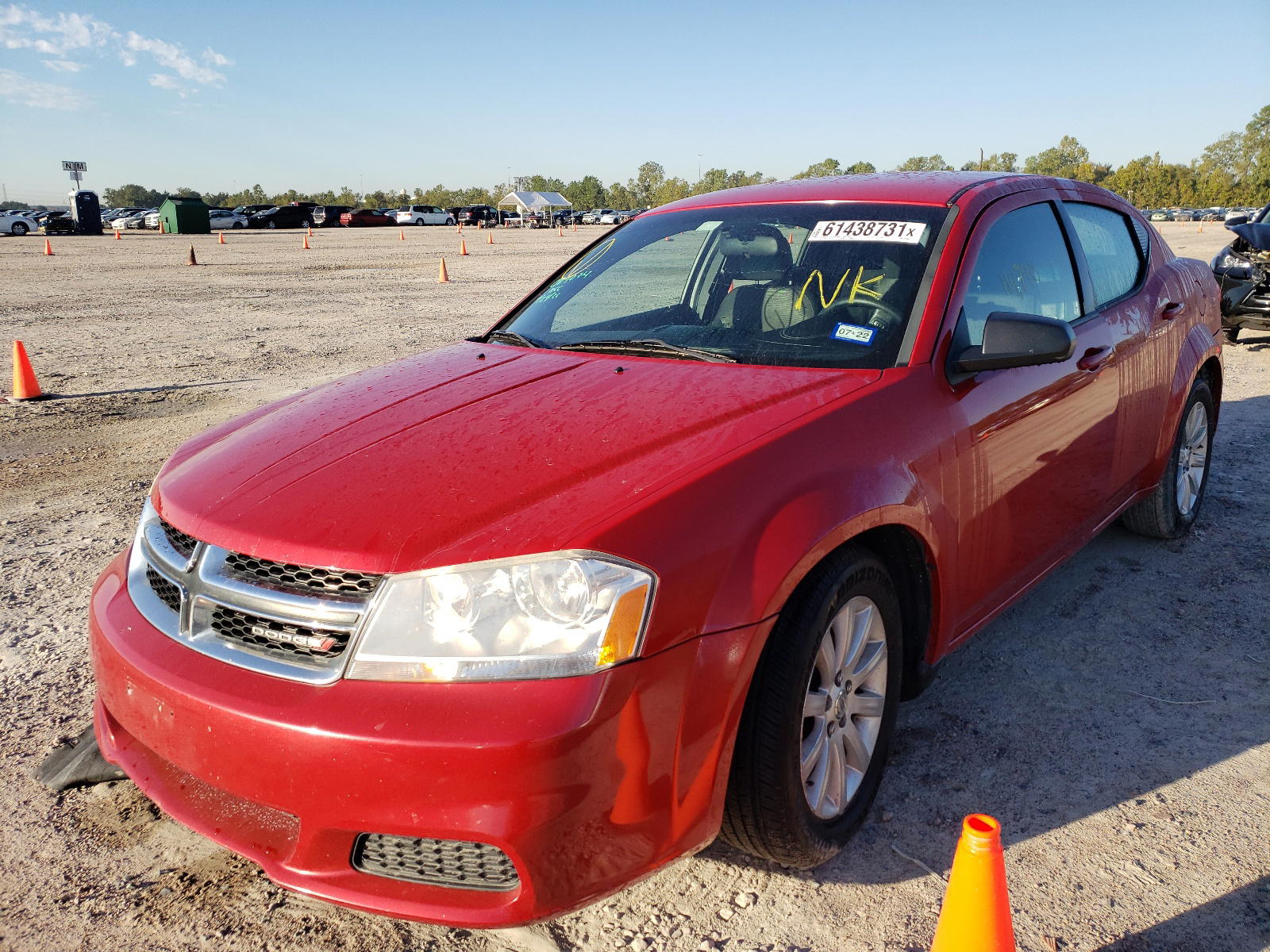 Photo 2 from auction – 2014 DODGE AVENGER SE with VIN 1C3CDZAB2EN232460