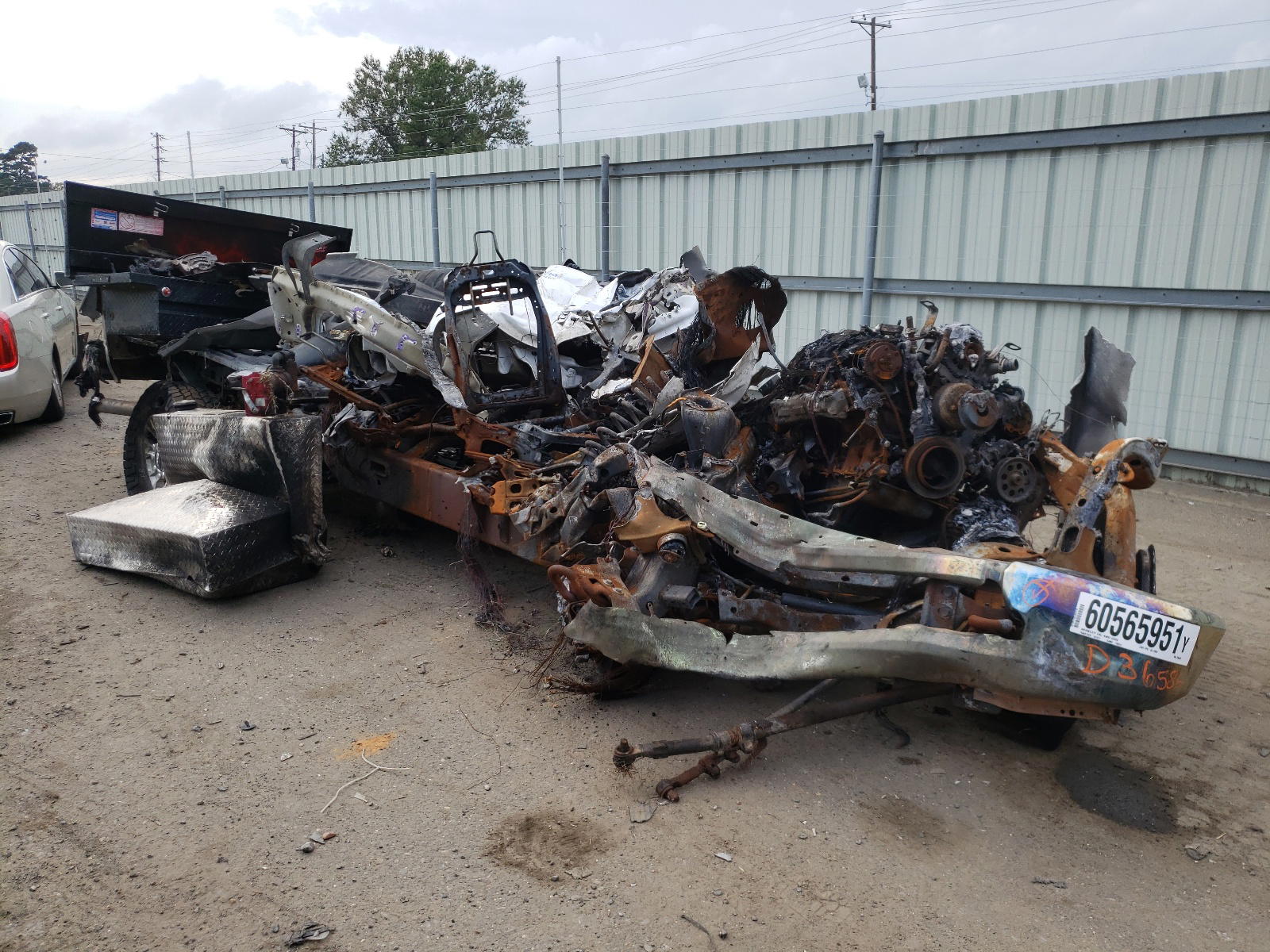 FORD F250 SUPER 2020 with VIN 1FT7W2B60LED36586 - Photo from auction