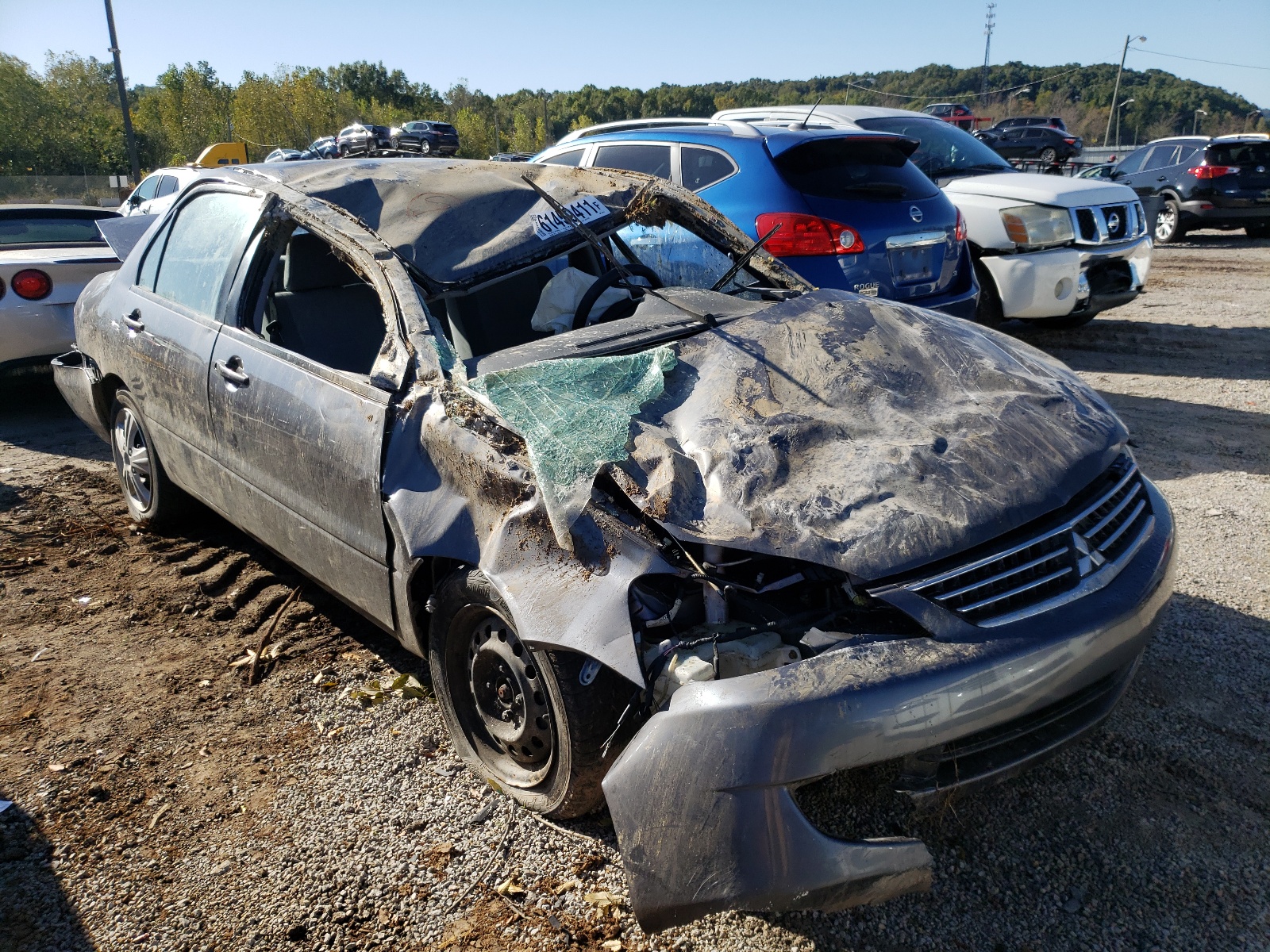 MITSUBISHI LANCER ES 2006 with VIN JA3AJ26E66U070313 - Photo from auction