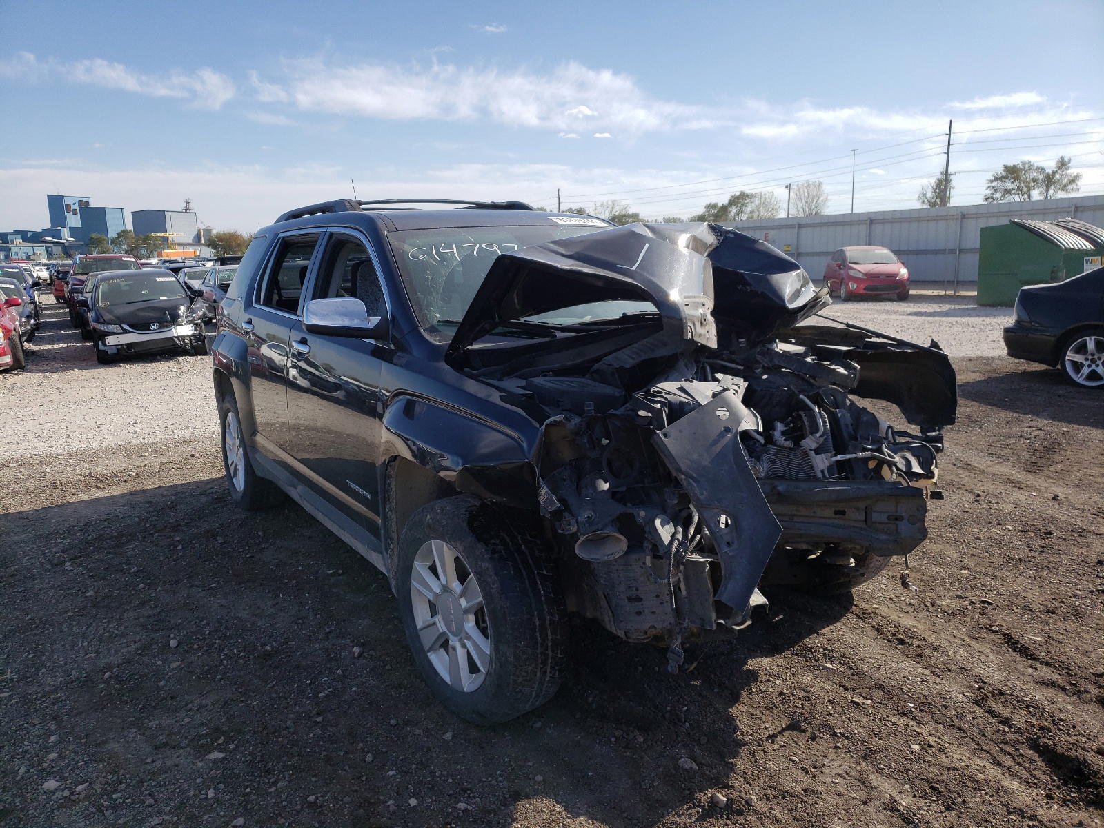 GMC TERRAIN SL 2012 with VIN 2GKFLTEK1C6332249 - Photo from auction