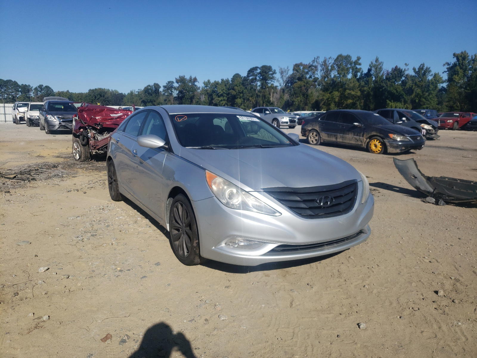 HYUNDAI SONATA SE 2013 with VIN 5NPEC4AC9DH508909 - Photo from auction