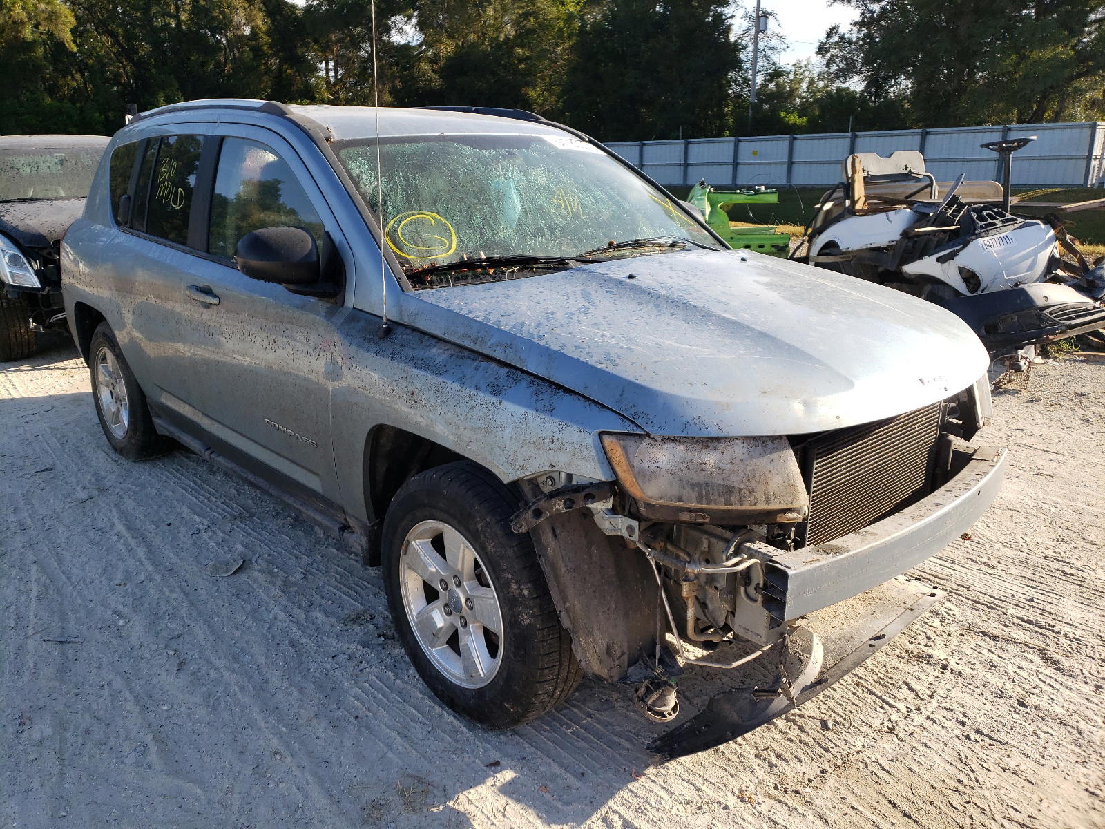 JEEP COMPASS SP 2014 with VIN 1C4NJCBAXED504887 - Photo from auction