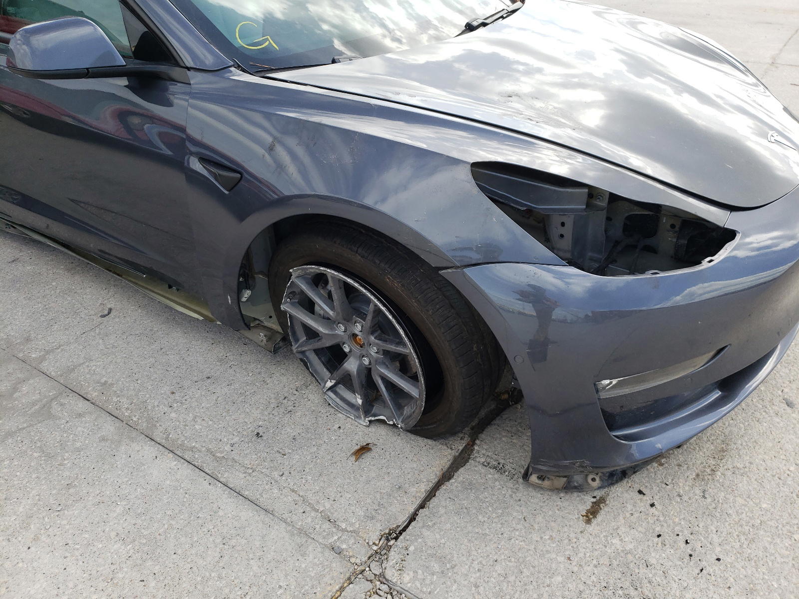 Photo 9 from auction – 2021 TESLA MODEL 3 with VIN 5YJ3E1EB3MF858620