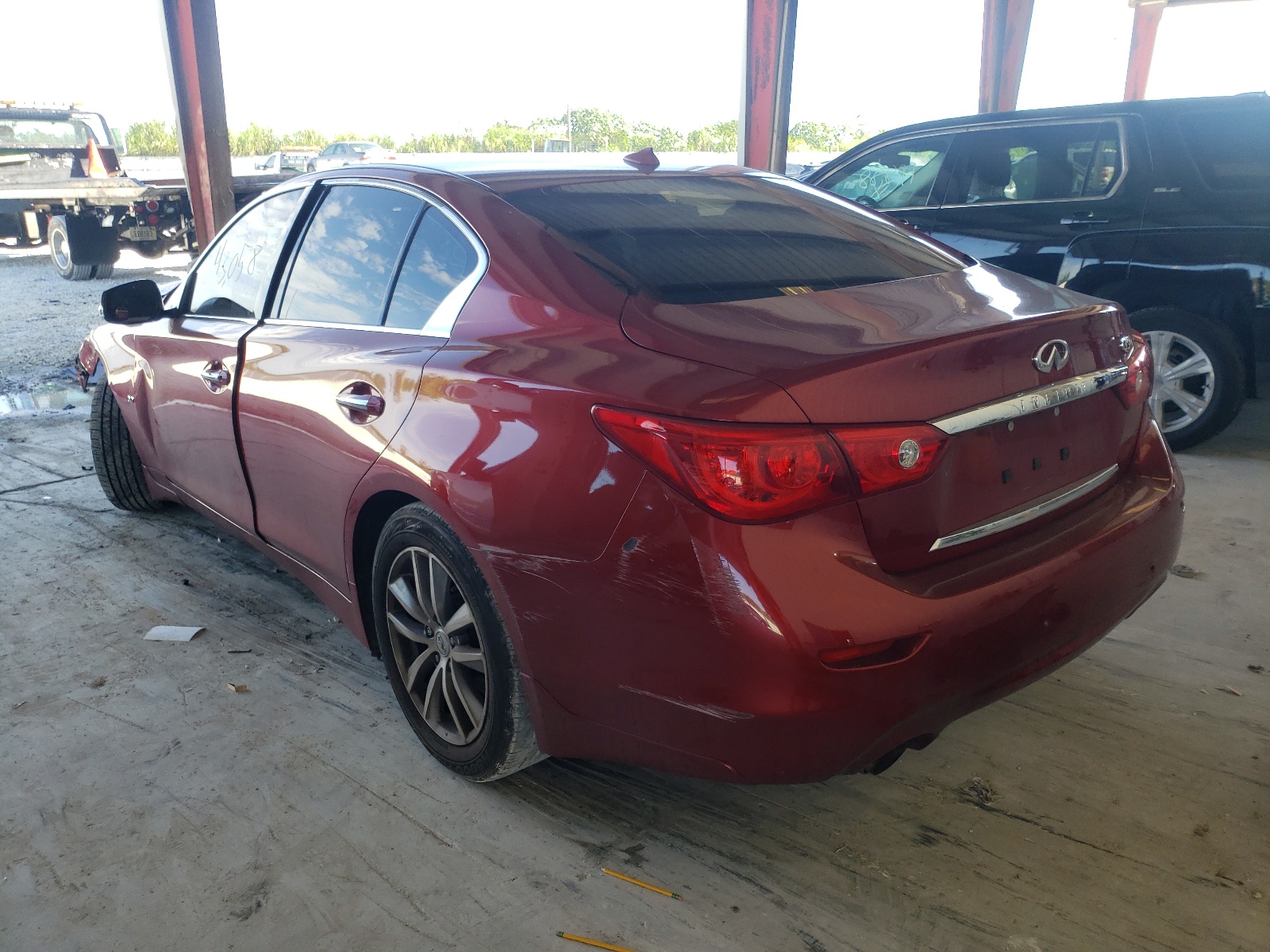 Photo 3 from auction – 2015 INFINITI Q50 BASE with VIN JN1BV7AP0FM353521