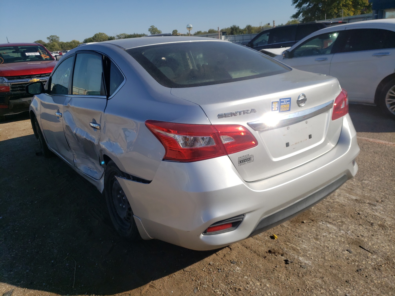 Photo 3 from auction – 2016 NISSAN SENTRA S with VIN 3N1AB7AP1GY268688