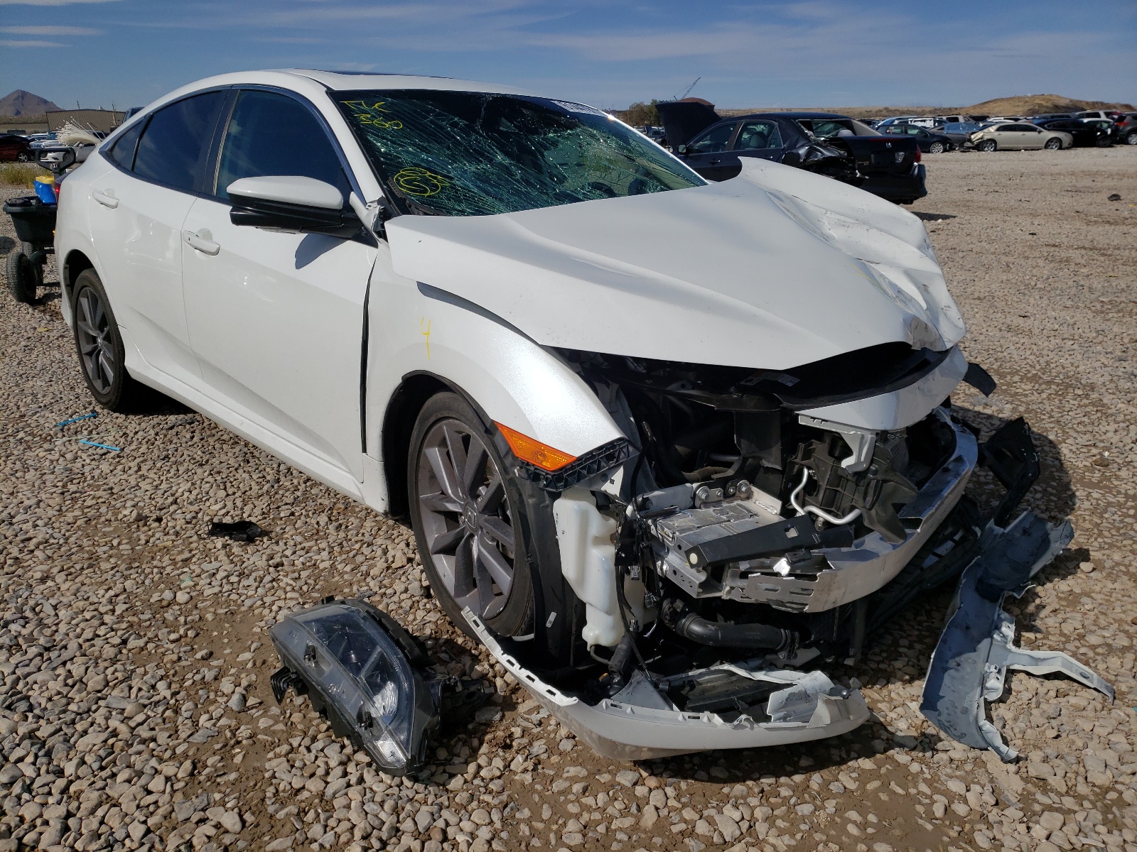 Photo 1 from auction – 2019 HONDA CIVIC EX with VIN 19XFC1F37KE208797