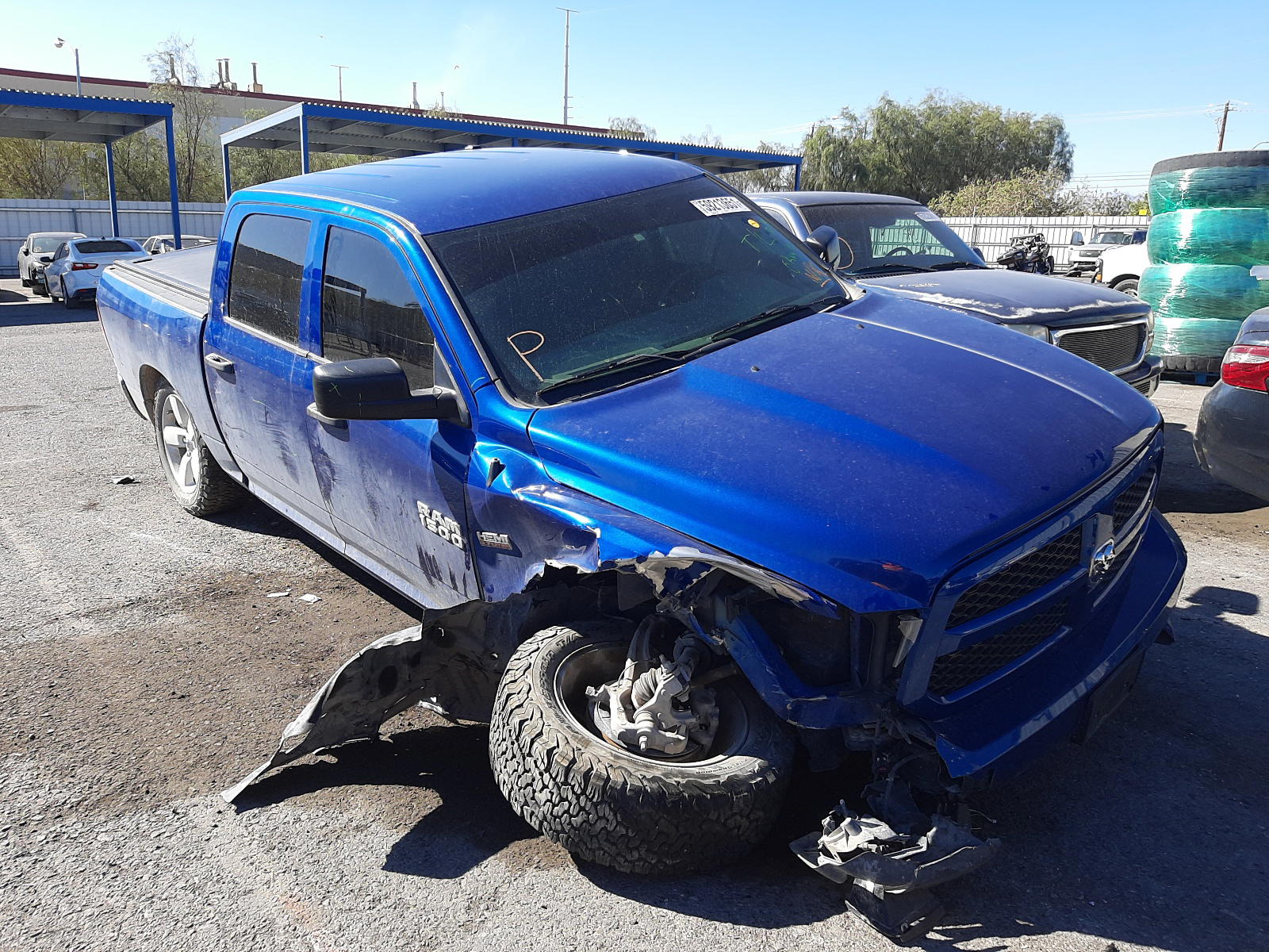 RAM 1500 ST 2014 with VIN 1C6RR7KT0ES249690 - Photo from auction