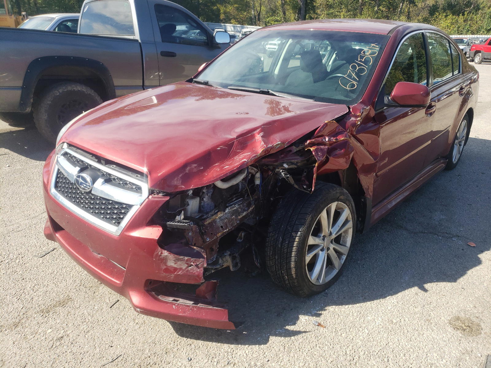 Photo 2 from auction – 2013 SUBARU LEGACY 2.5 with VIN 4S3BMBC6XD3043371
