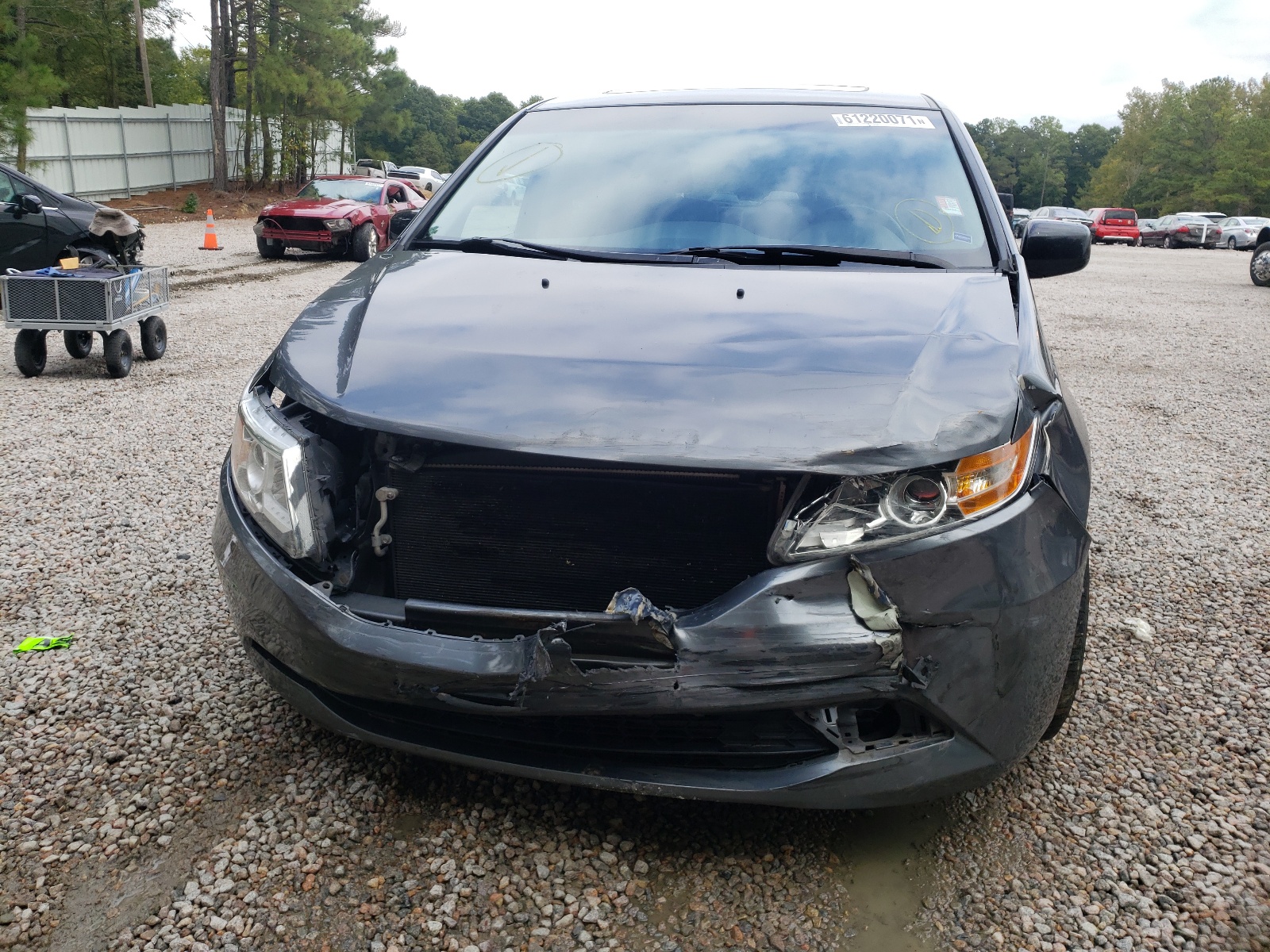 Photo 9 from auction – 2012 HONDA ODYSSEY EX with VIN 5FNRL5H67CB029215