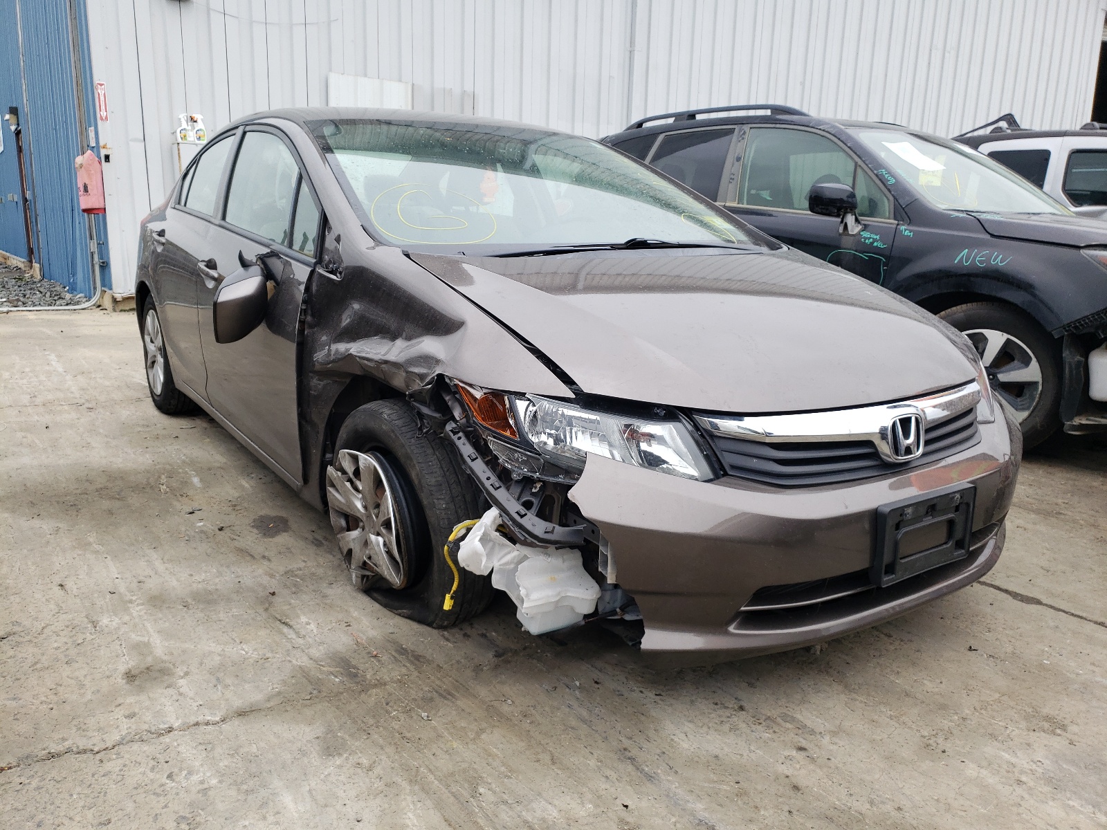 Photo 1 from auction – 2012 HONDA CIVIC LX with VIN 2HGFB2F51CH500110