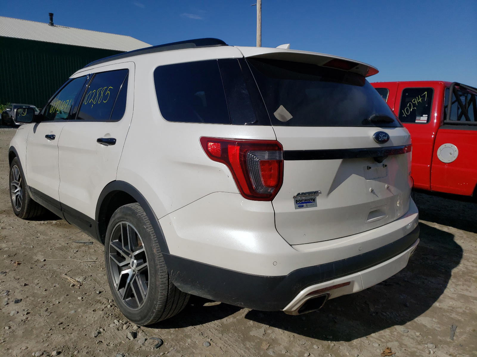 Photo 3 from auction – 2016 FORD EXPLORER S with VIN 1FM5K8GT5GGB38354