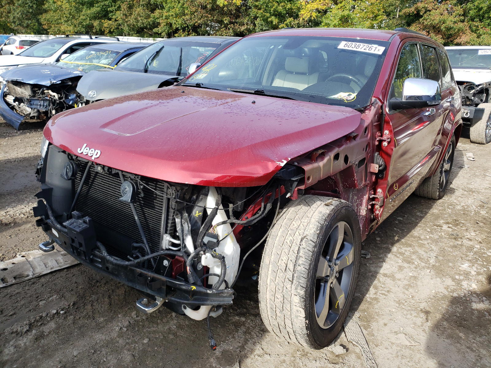 Photo 2 from auction – 2014 JEEP GRAND CHER with VIN 1C4RJFCG4EC580309