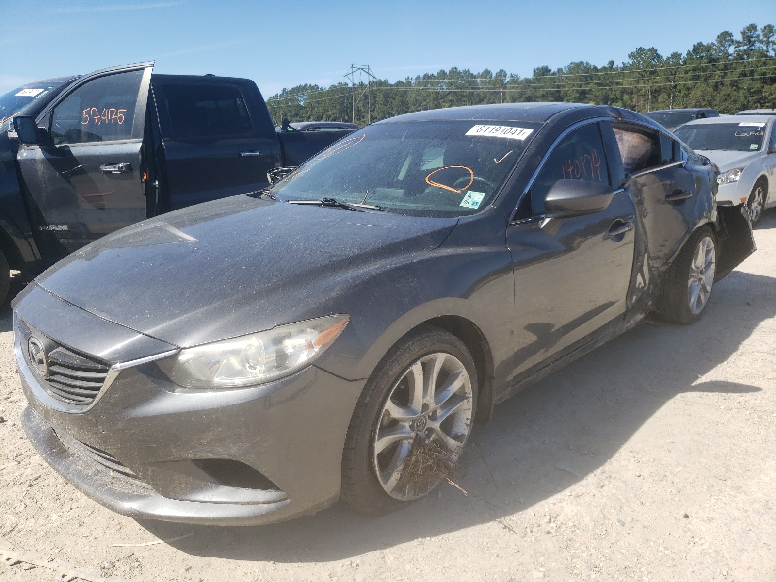Photo 2 from auction – 2016 MAZDA 6 TOURING with VIN JM1GJ1V52G1469195