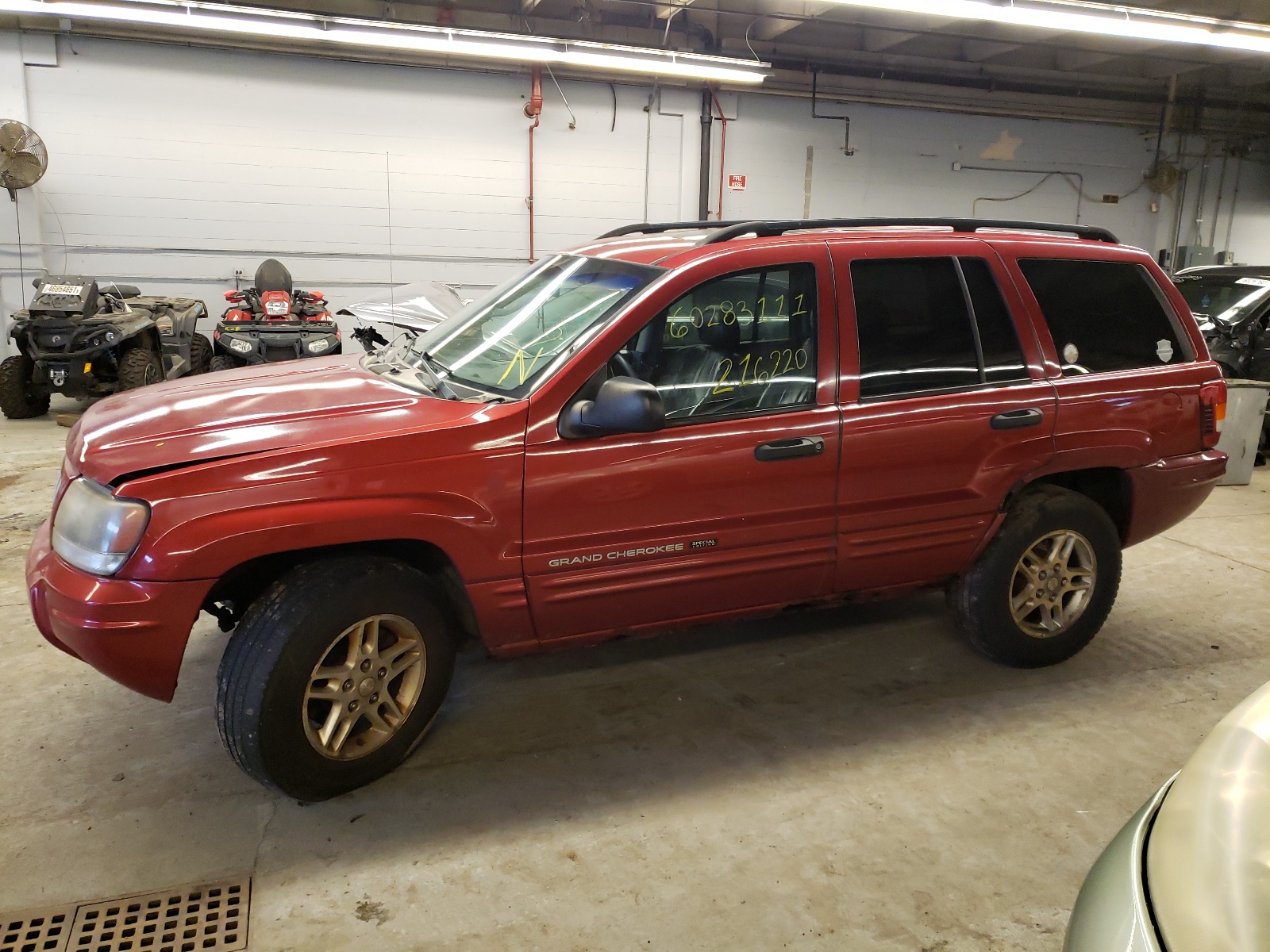 Photo 9 from auction – 2004 JEEP GRAND CHER with VIN 1J4GW48S74C307416
