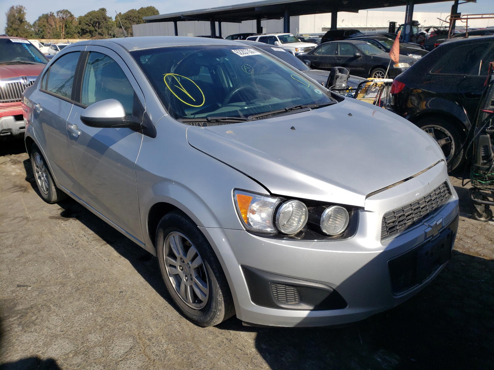 CHEVROLET SONIC 2012 with VIN 1G1JA5SH1C4141263 - Photo from auction