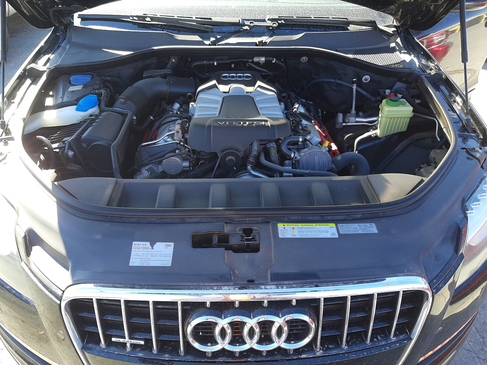Photo 7 from auction – 2014 AUDI Q7 PREMIUM with VIN WA1LGAFE5ED013242