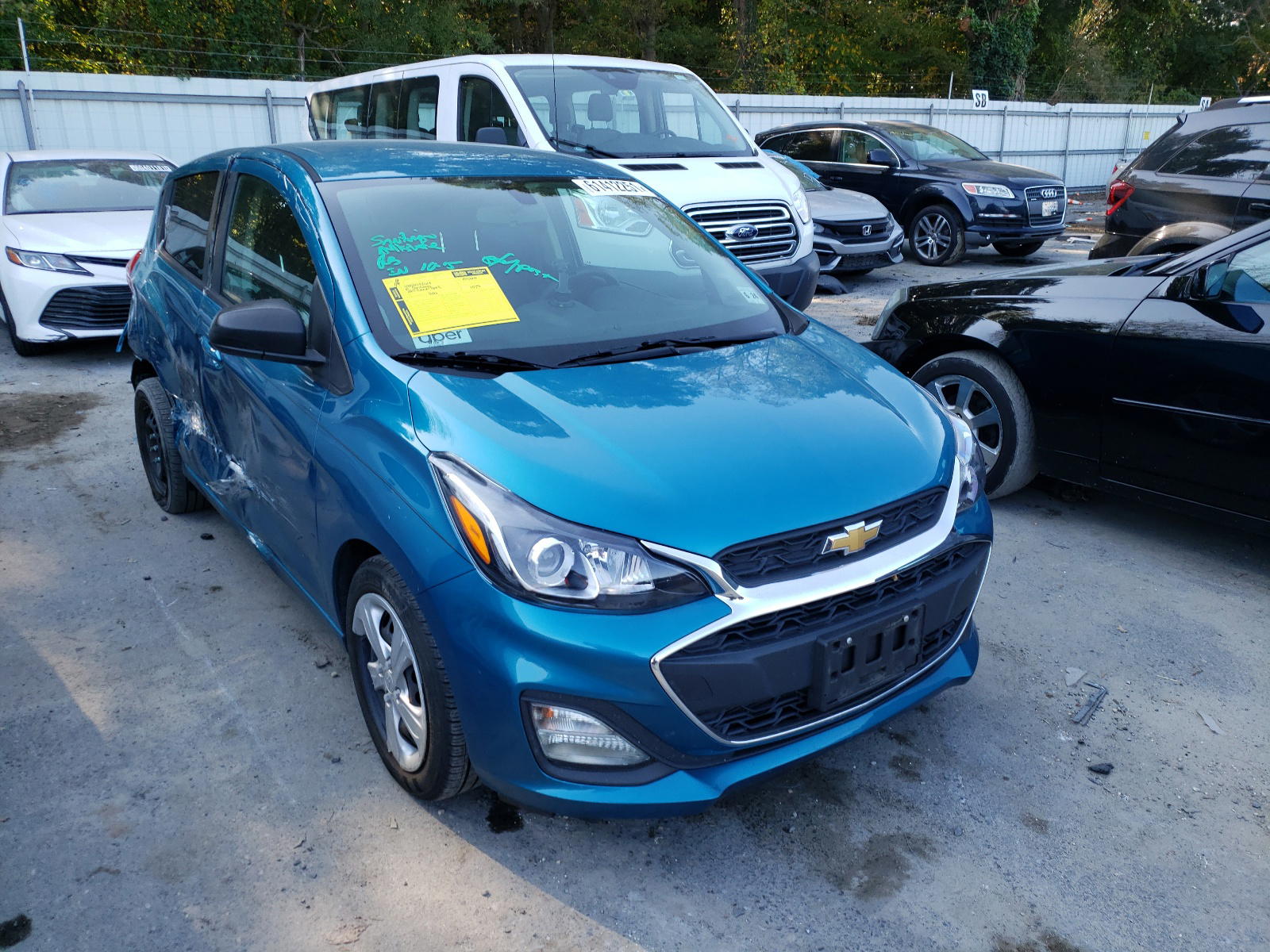 CHEVROLET SPARK LS 2019 with VIN KL8CB6SA1KC792038 - Photo from auction