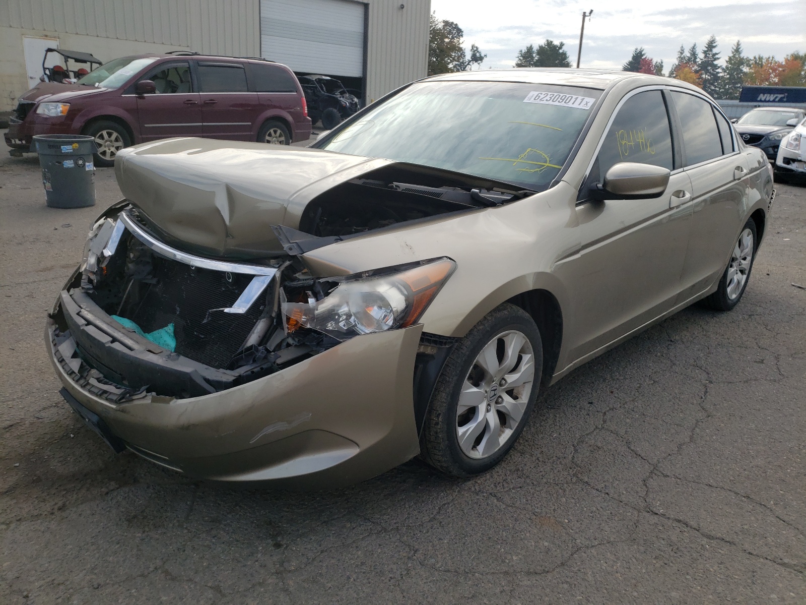 Photo 2 from auction – 2008 HONDA ACCORD EX with VIN JHMCP26718C056059