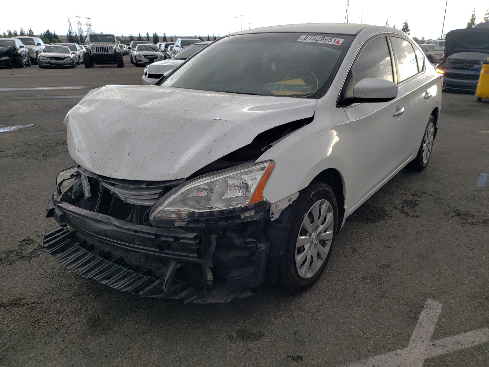 Photo 2 from auction – 2015 NISSAN SENTRA S with VIN 3N1AB7AP9FL686007