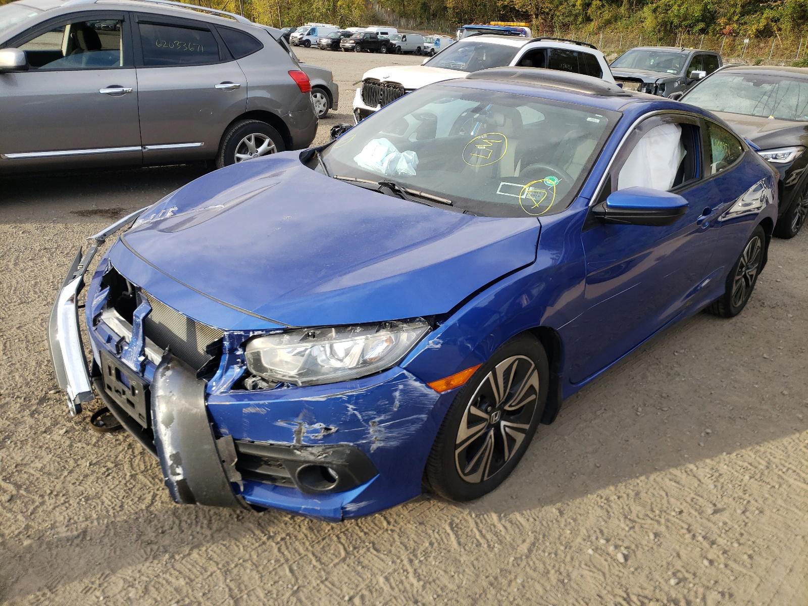 Photo 2 from auction – 2016 HONDA CIVIC EX with VIN 2HGFC3B33GH350112