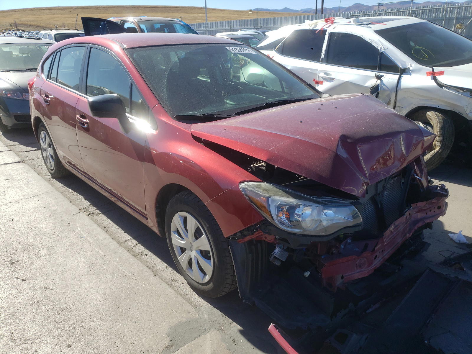 SUBARU IMPREZA 2015 with VIN JF1GPAA67FG286423 - Photo from auction