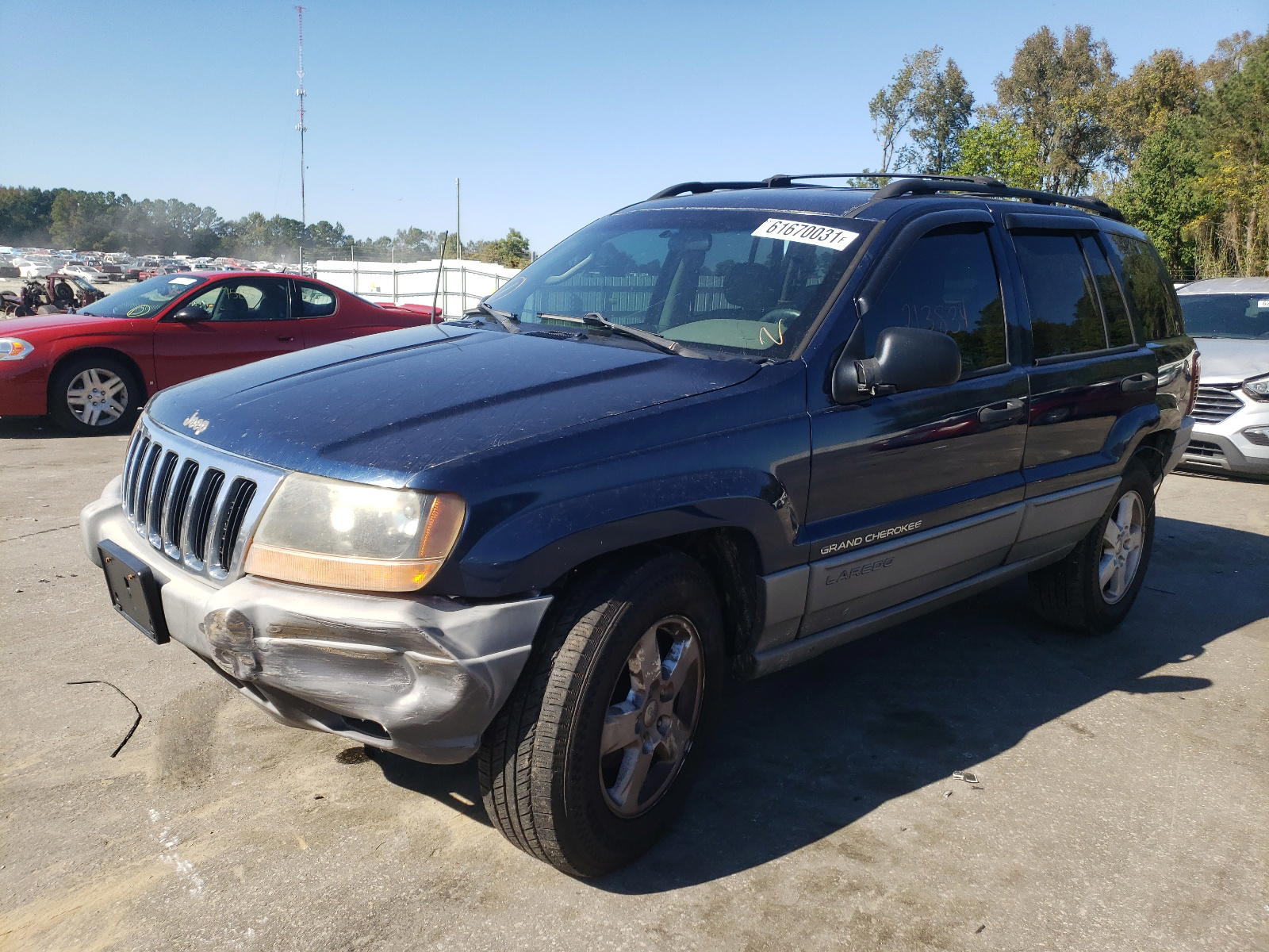 Photo 2 from auction – 2002 JEEP GRAND CHER with VIN 1J4GX48N12C195636