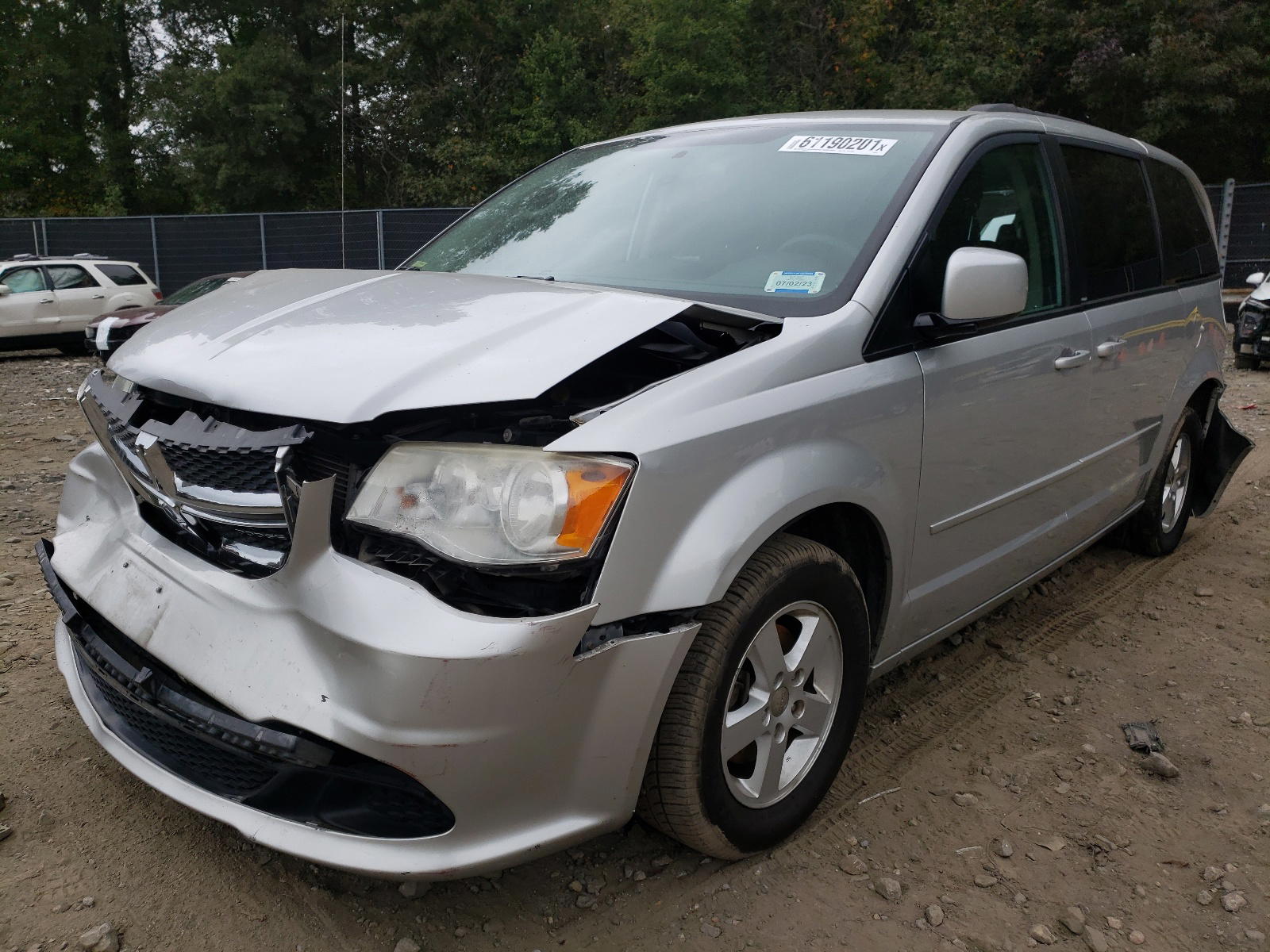 Photo 2 from auction – 2012 DODGE GRAND CARA with VIN 2C4RDGCG3CR236357